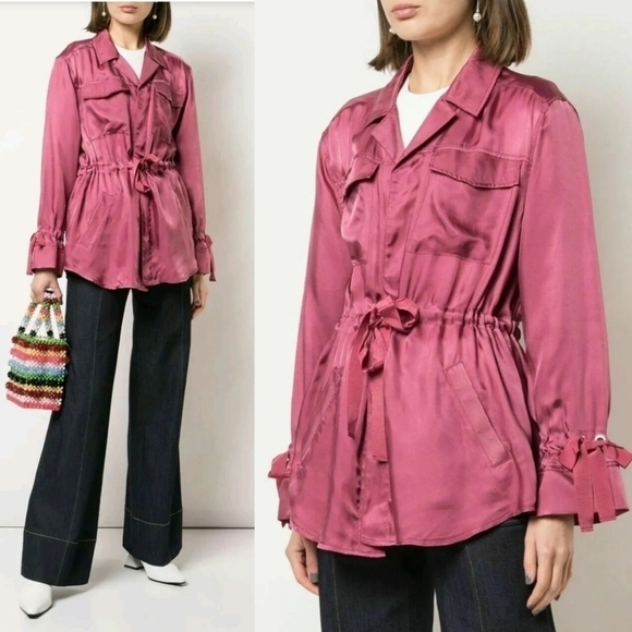 New Cinq A Sept Twill Mathieu Jacket NWT XS - Picture 1 of 16